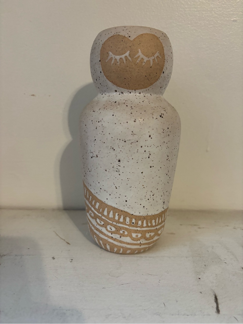 Great Condition Anthropologie x Gopie Shah Ceramics Terracotta Speckle Vase